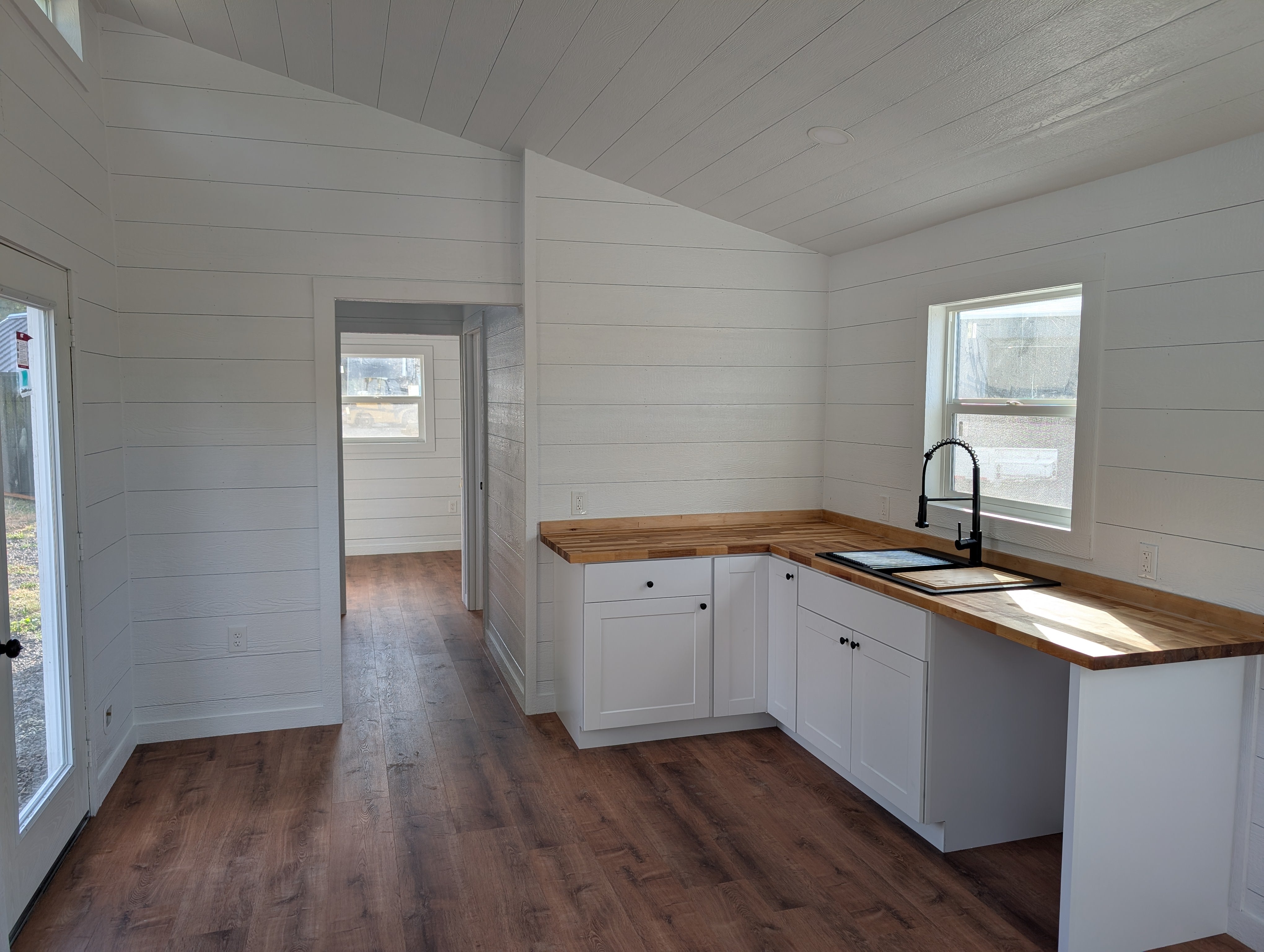 Tiny Home One Slope Style two door