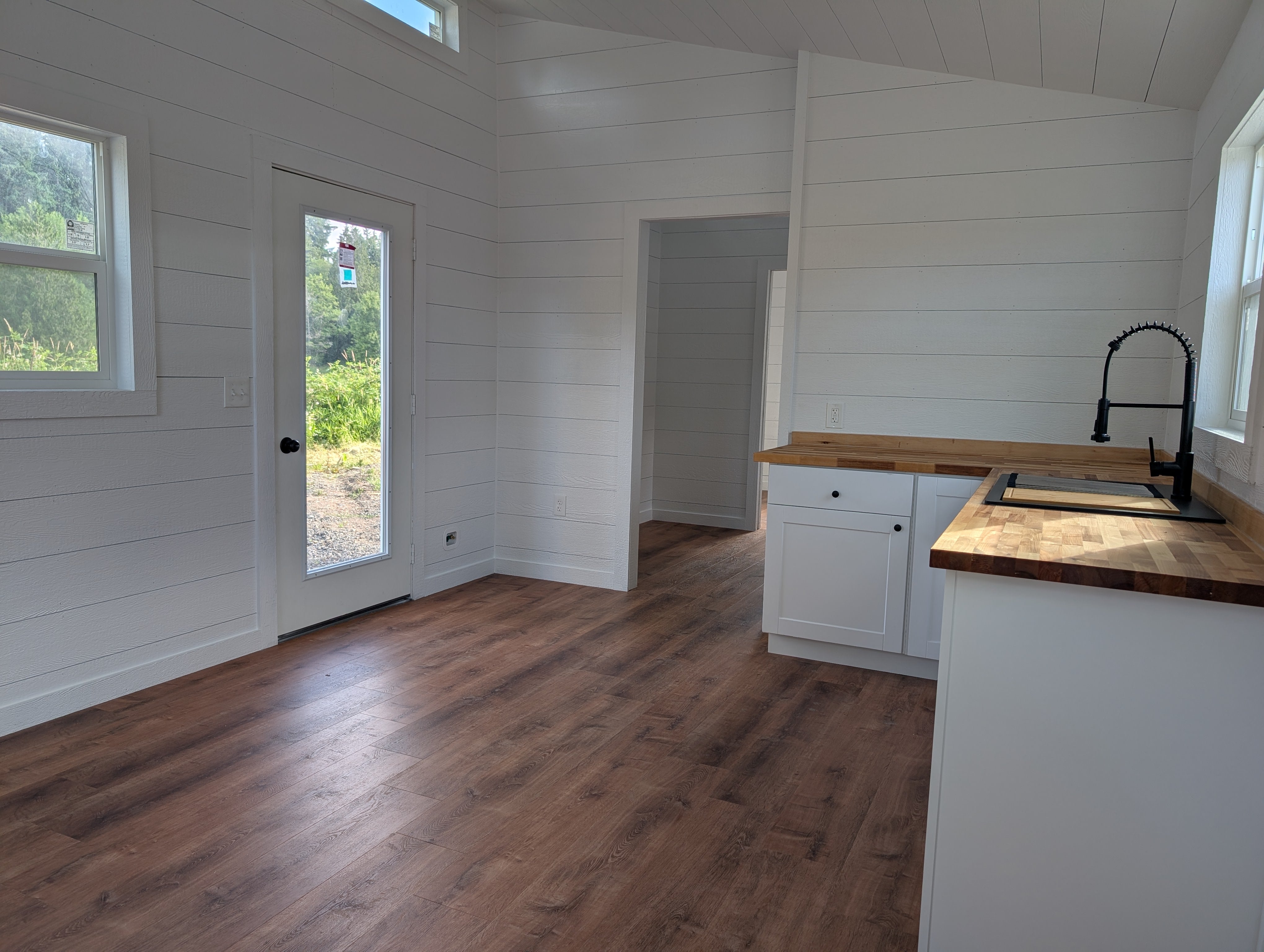 Tiny Home One Slope Style two door