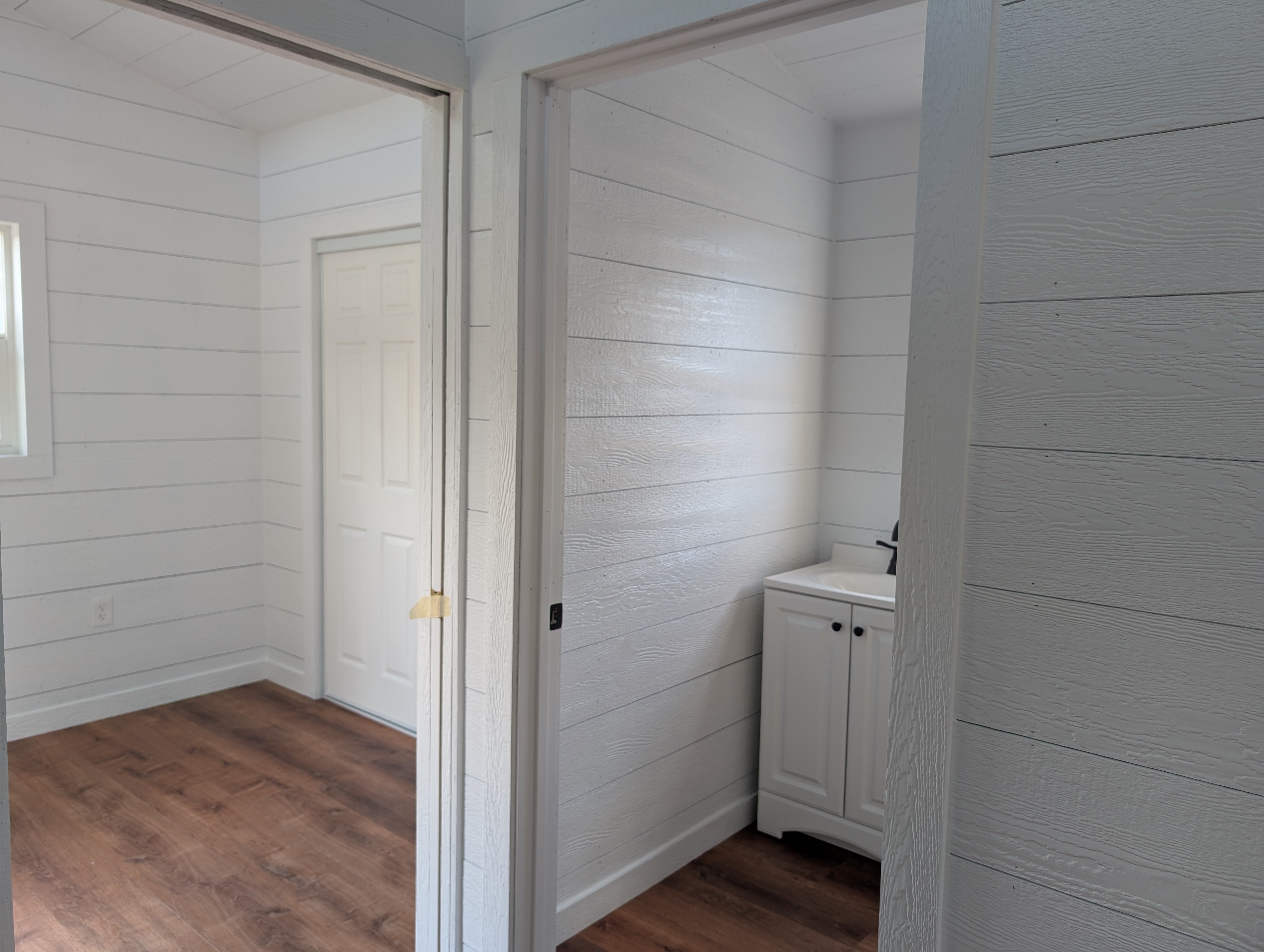 Tiny Home One Slope Style two door