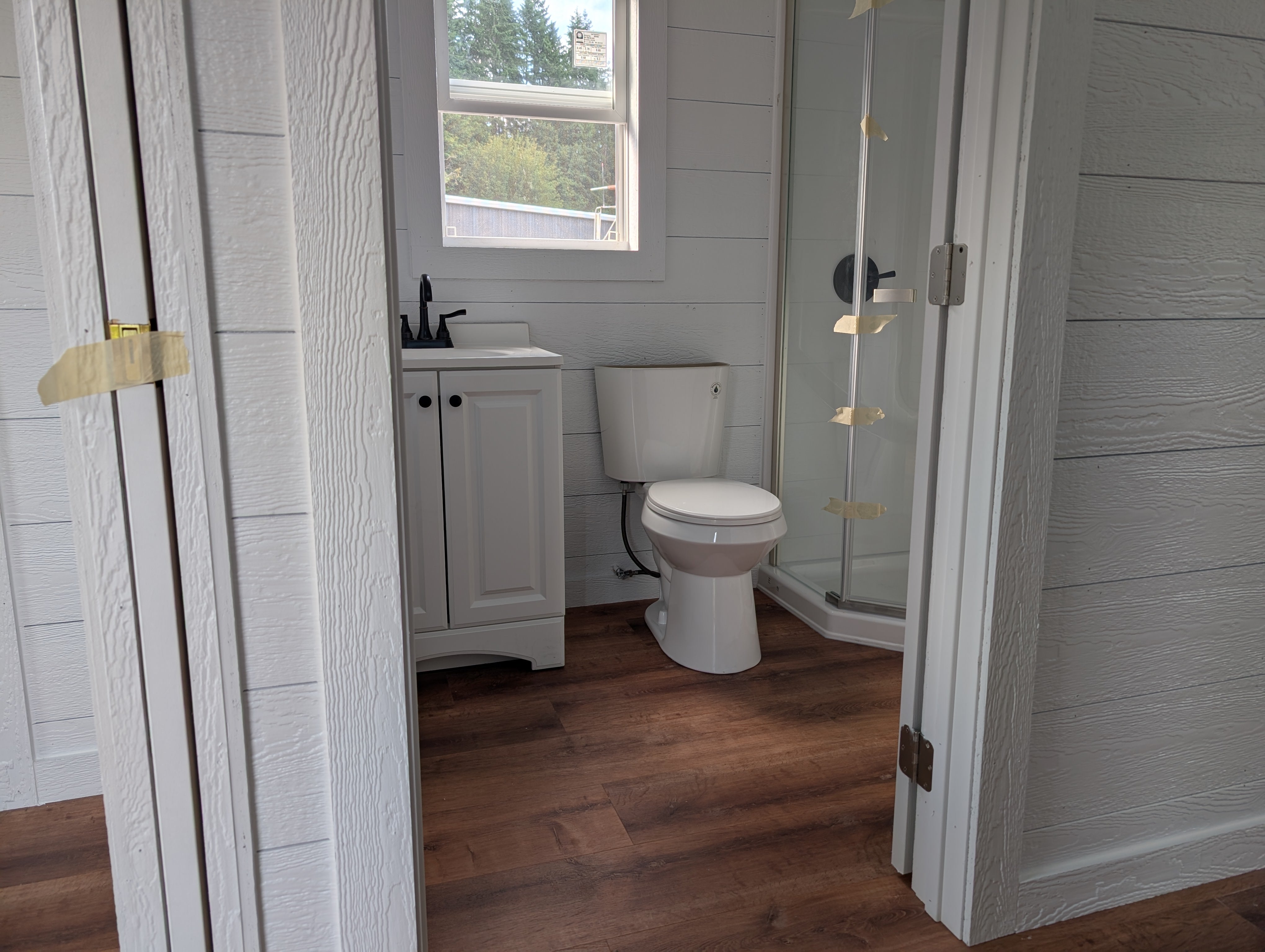 Tiny Home One Slope Style two door