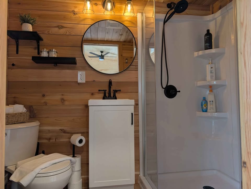 Tiny Home One Slope Style Single Door